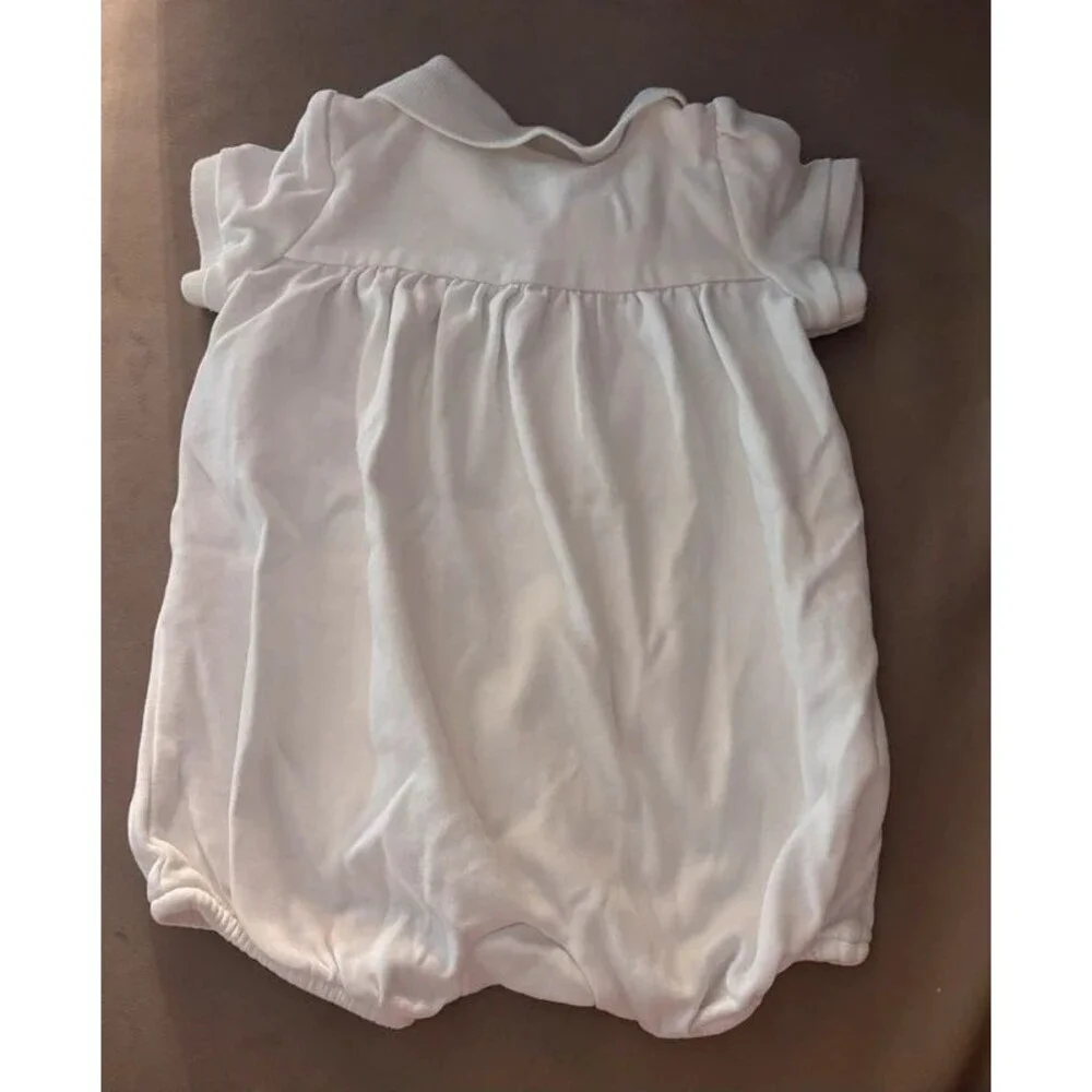 Ralph Lauren Baby Cotton Polo Bubble Romper size 6M